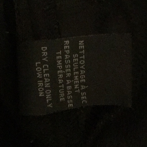 Pantalon taille basse, jambe large Simons, noir, gr.10 - Picture 6 of 8